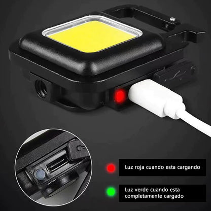 GlowPro Mini linterna LED Potente Recargable USB