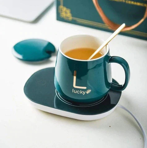 HeatCup Taza Con Calentador Electrico